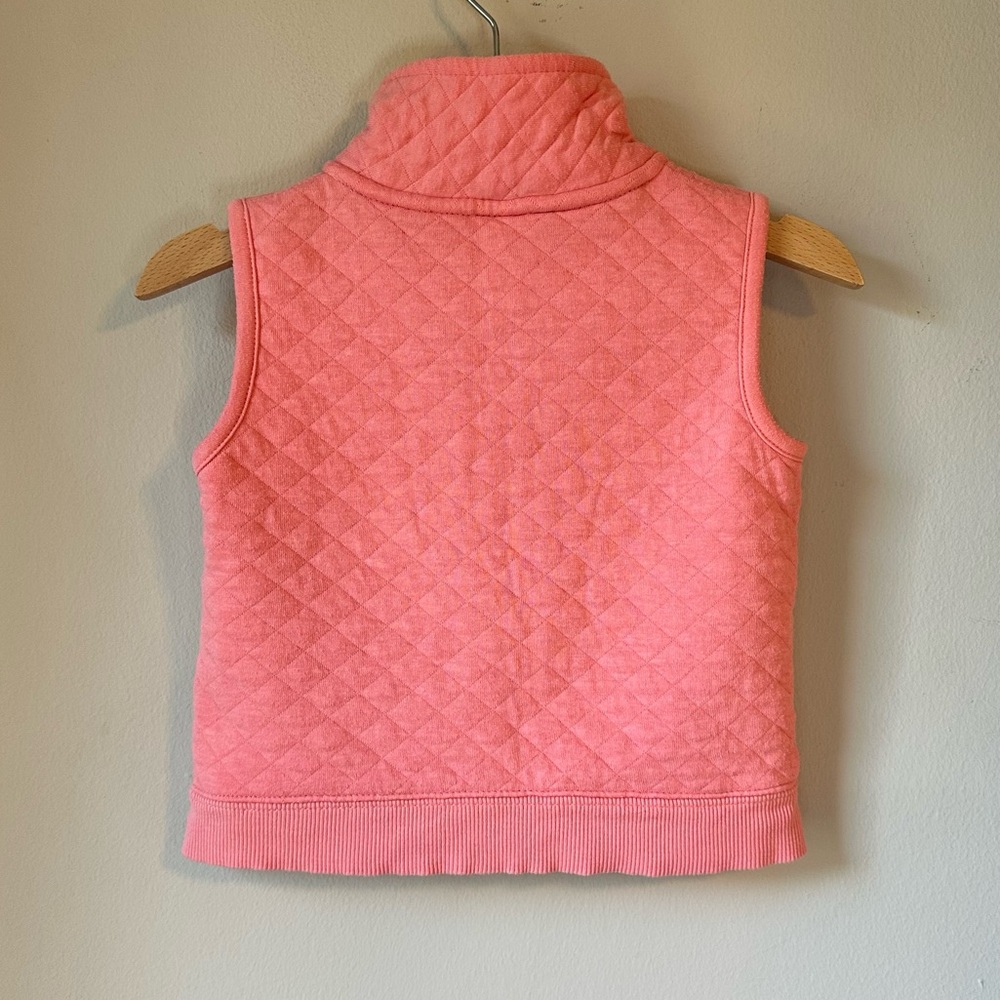 Pink Quilted Fall Zip Vest Size 18M - Picture 6 of 11